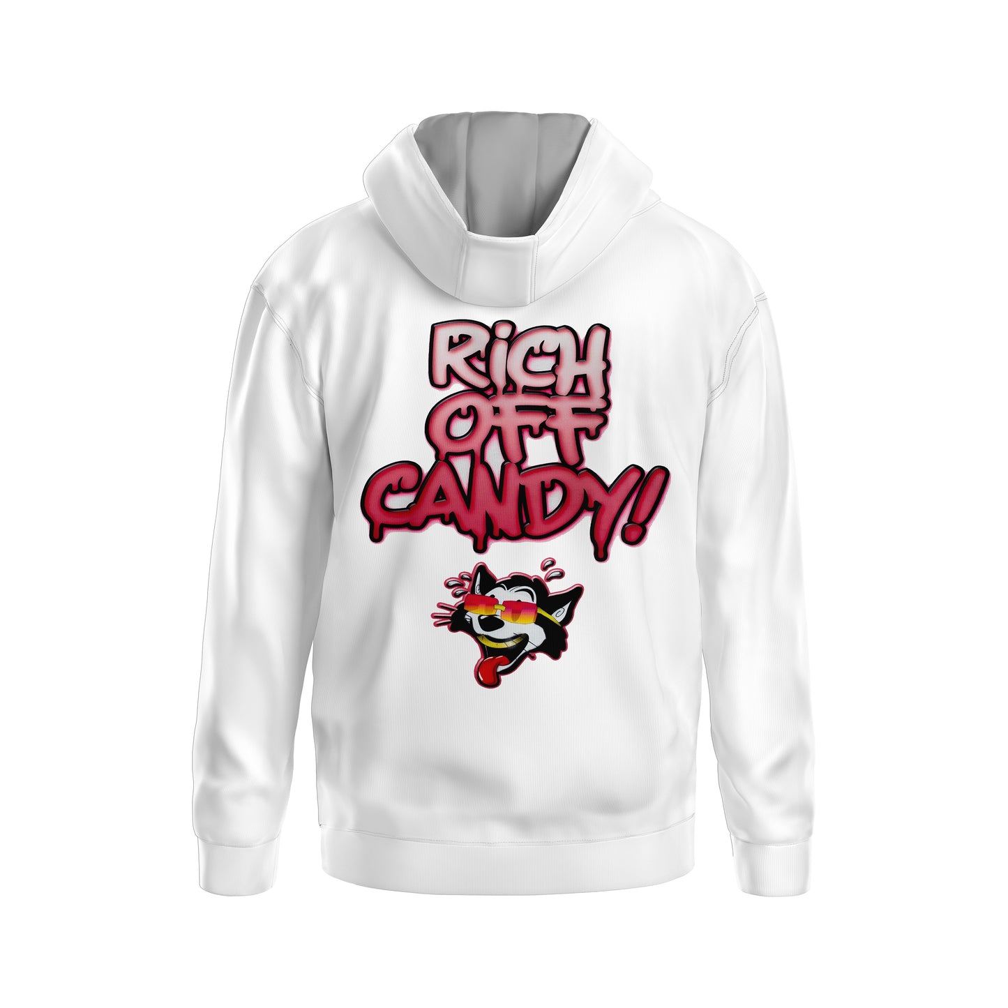 White "Rich Off Candy" Hoodie