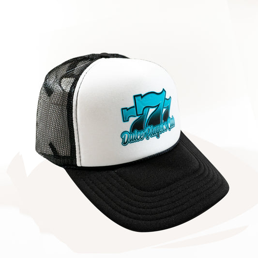 Blue "777 Dulce Players Club" Trucker Hat